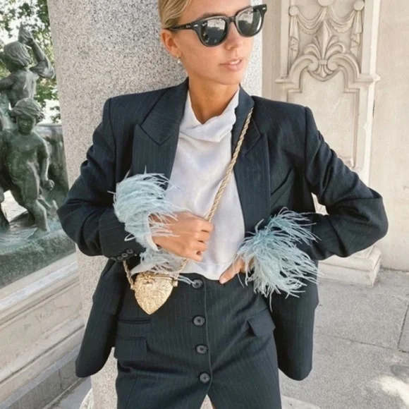 WEDDING Ultra rare Zara limited edition gold heart baroque Purse - Picture 8 of 11